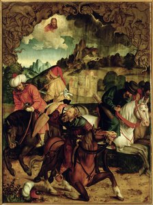 The Conversion of St. Paul, from a polyptych depicting Scenes from the Lives of SS. Peter and Paul (detail)